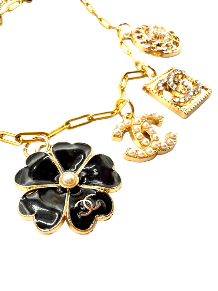 REPURPOSED MIXED CHARM NECKACE 16