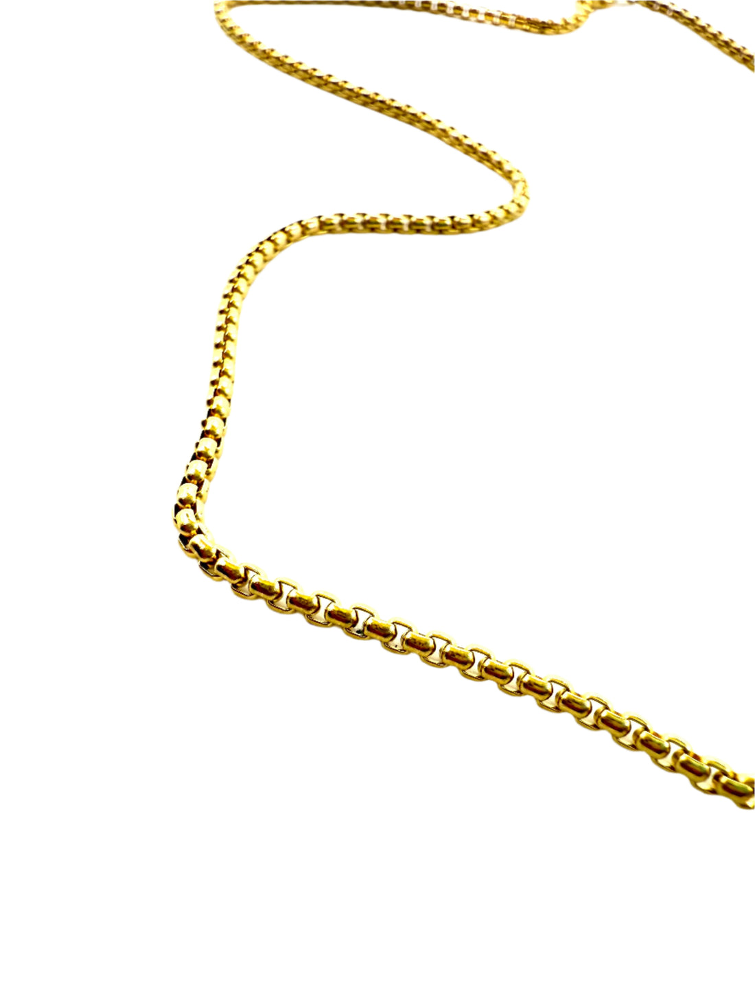REPURPOSED GOLD TAG NECKLACE