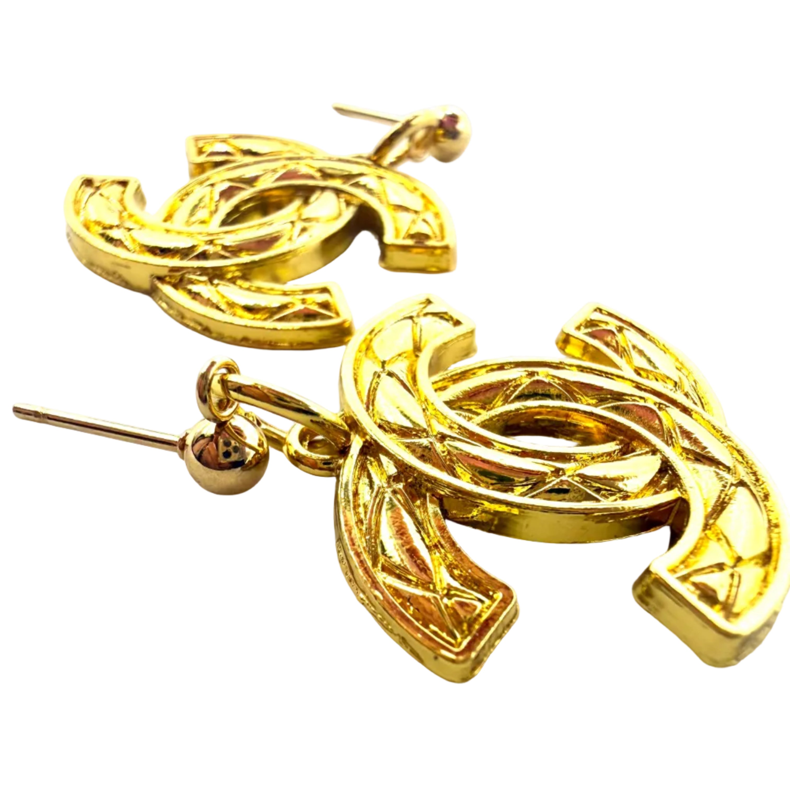 REPURPOSED GOLD CHARM EARRINGS