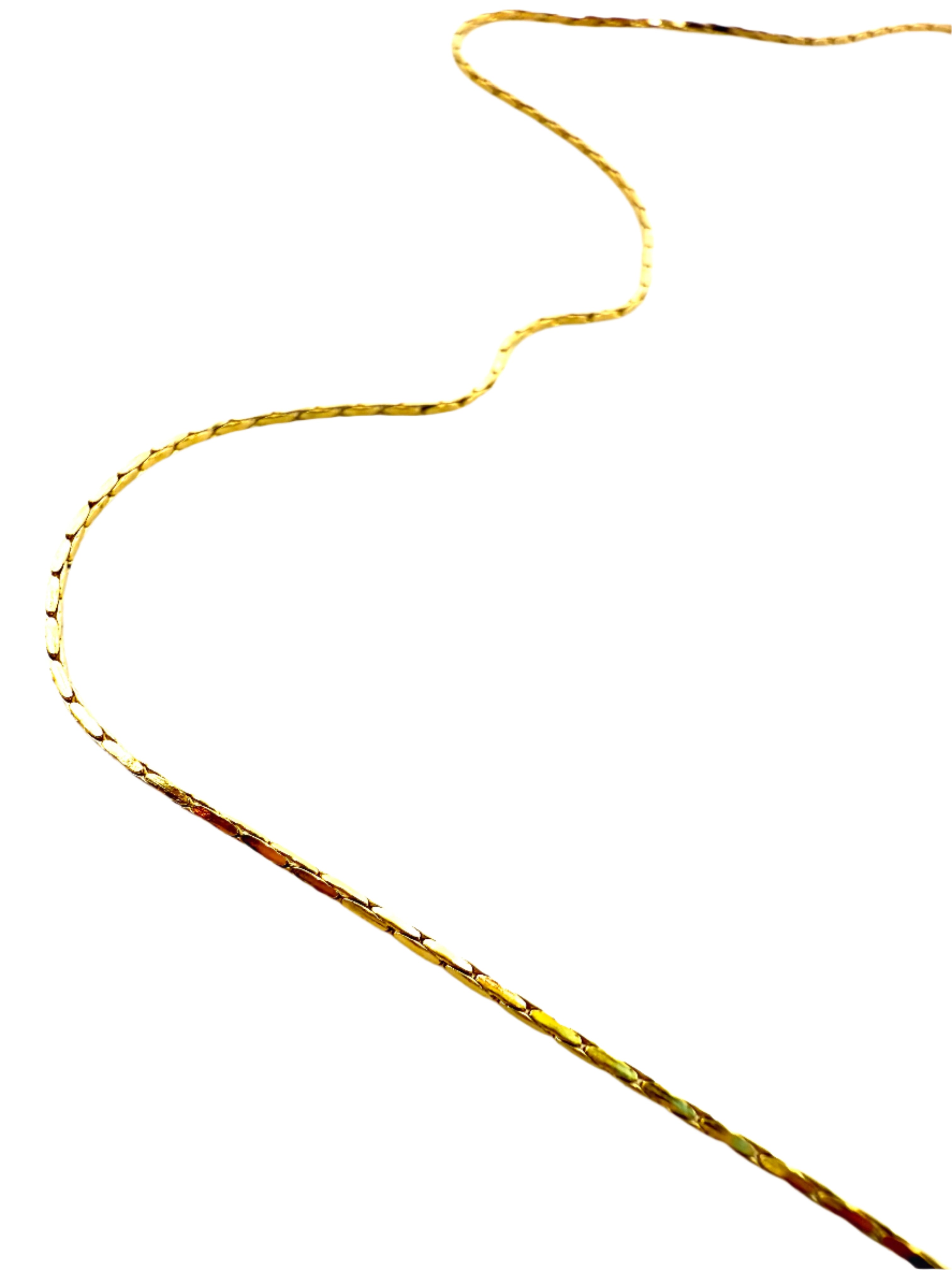 REPURPOSED CHARM SMALL BLACK/GOLD NECKLACE