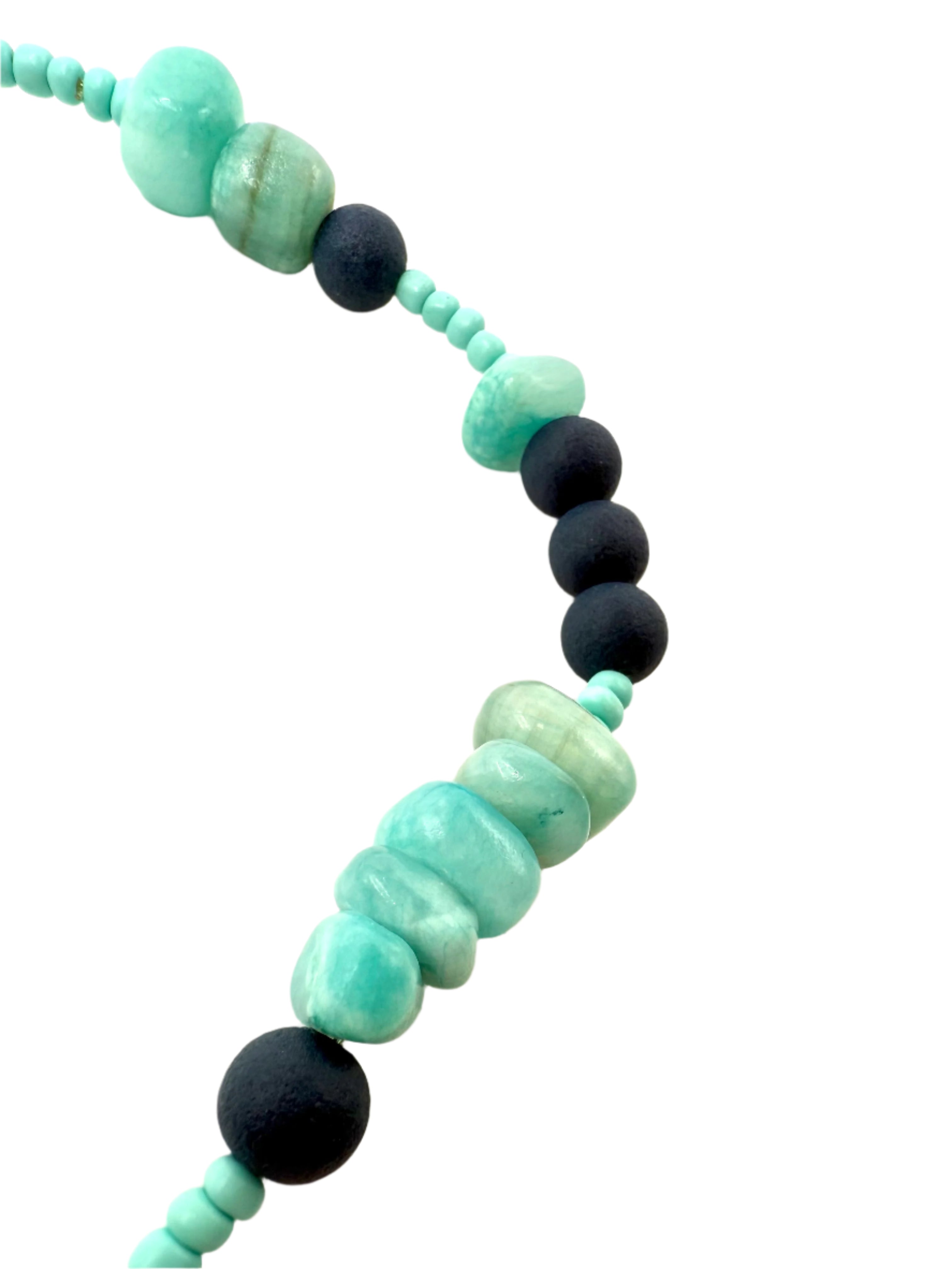 REPURPOSED CHARM BEAD NECKLACE 22