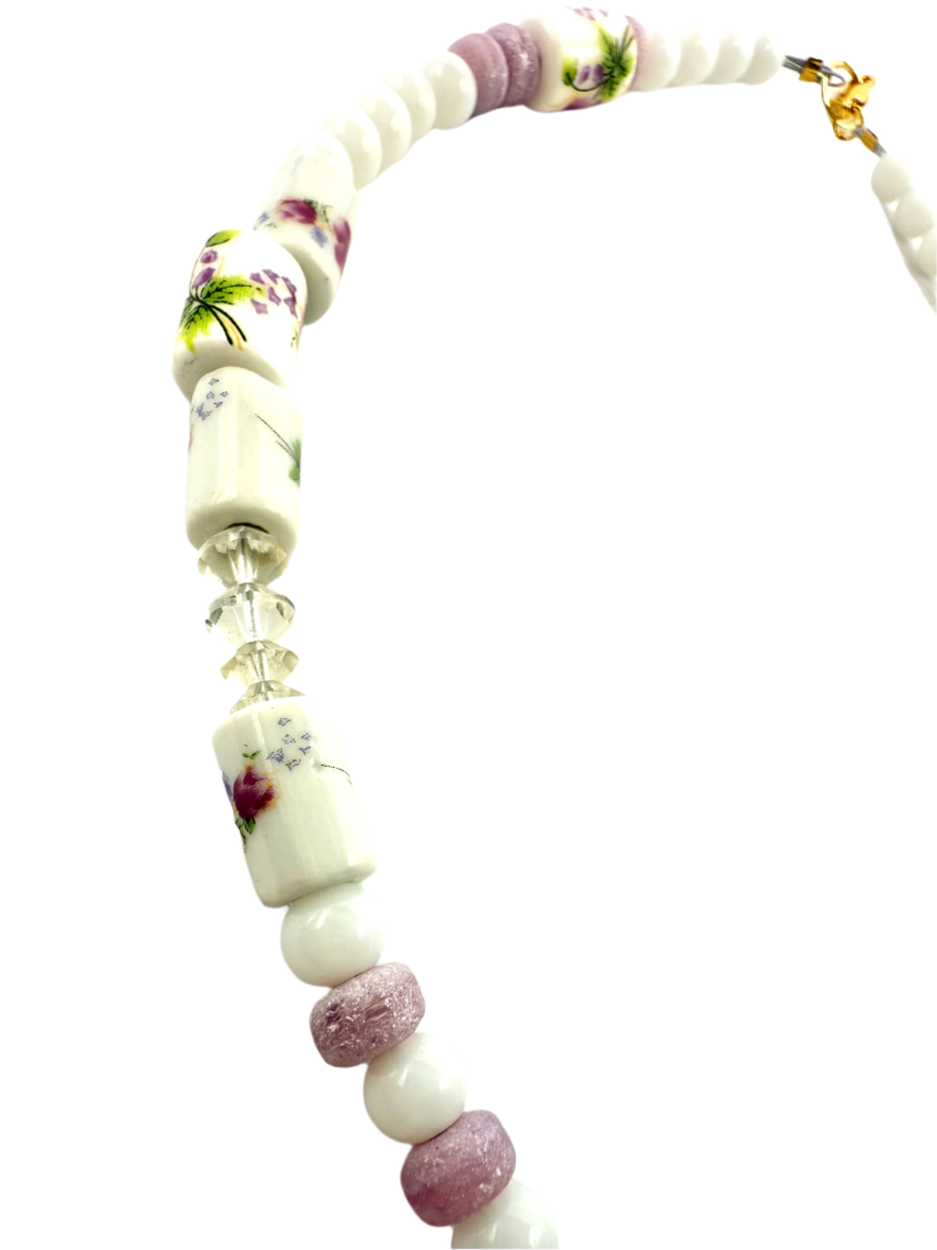 REPURPOSED CHARM BEAD NECKLACE 23