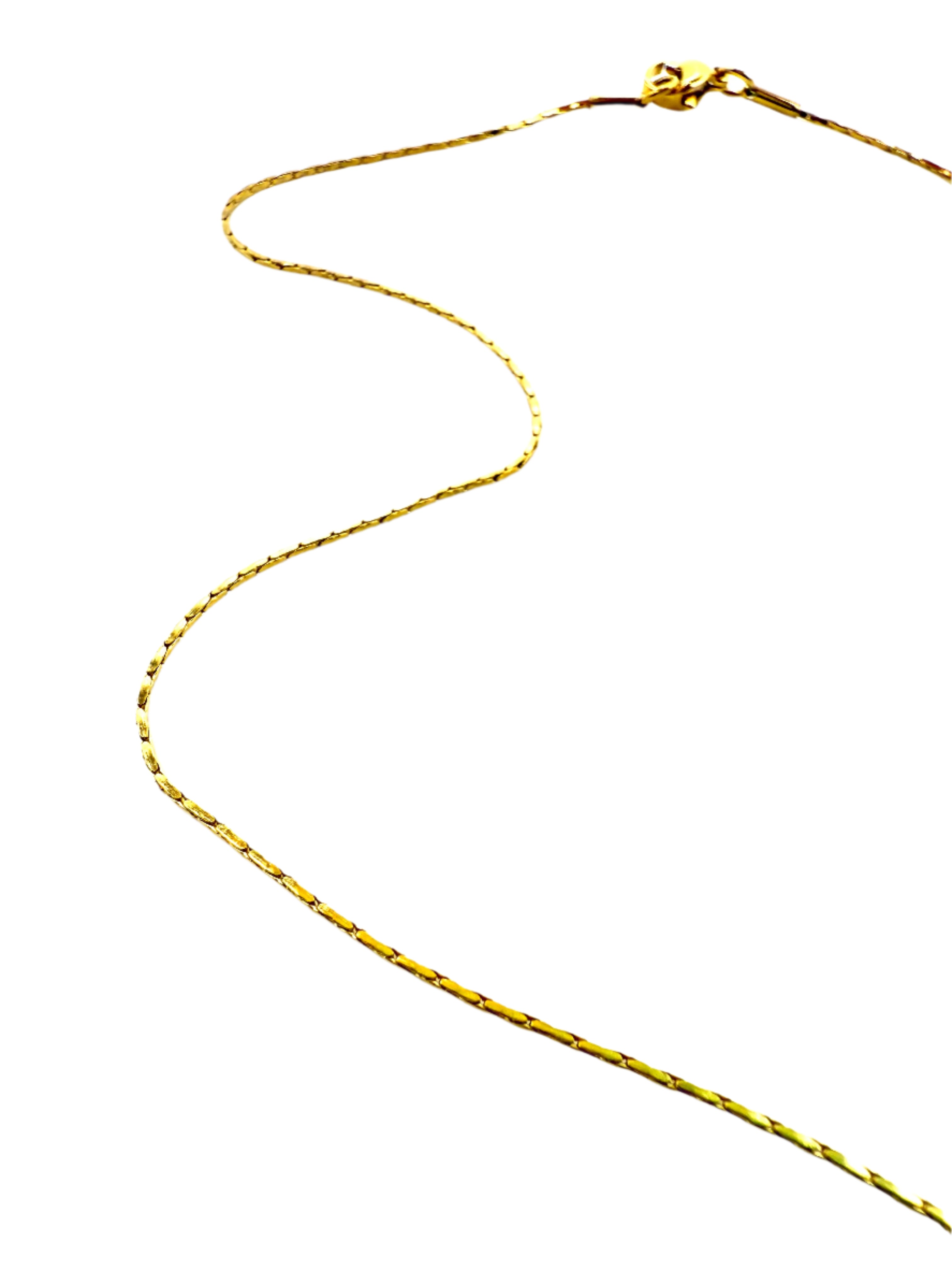 REPURPOSED CHARM PETITE LAVENDER HEART NECKLACE