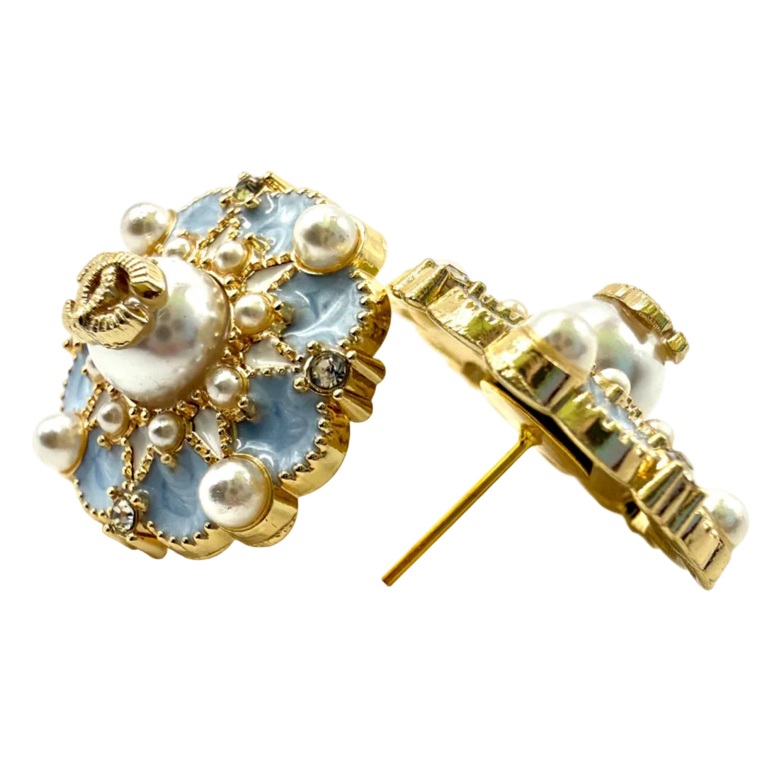 REPURPOSED BUTTON MARJORIE STUDS