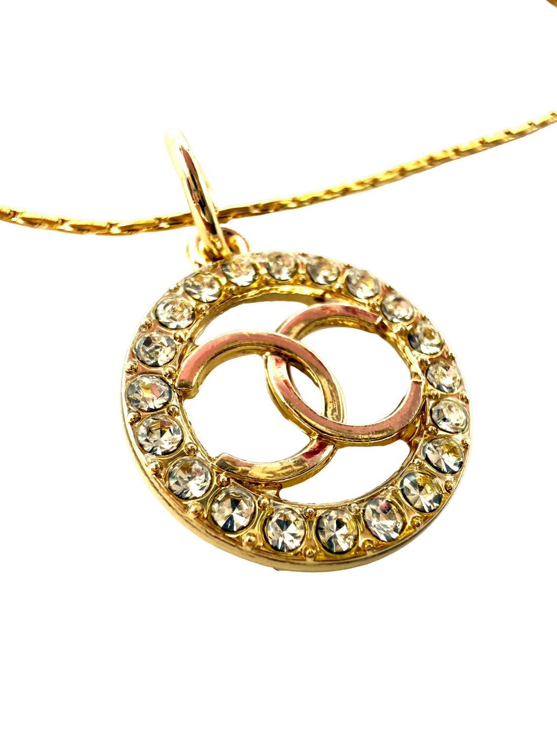 REPURPOSED PETITE STONE CHARM NECKLACE