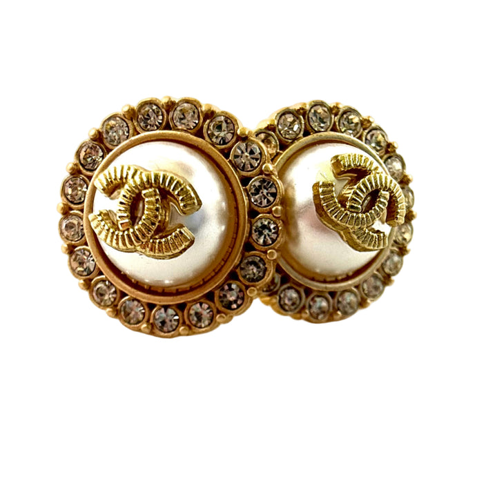 REPURPOSED BUTTON SMALL DELTA STUDS