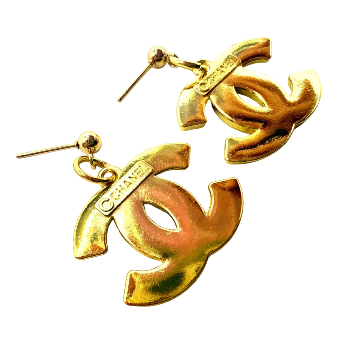 REPURPOSED GOLD CHARM EARRINGS