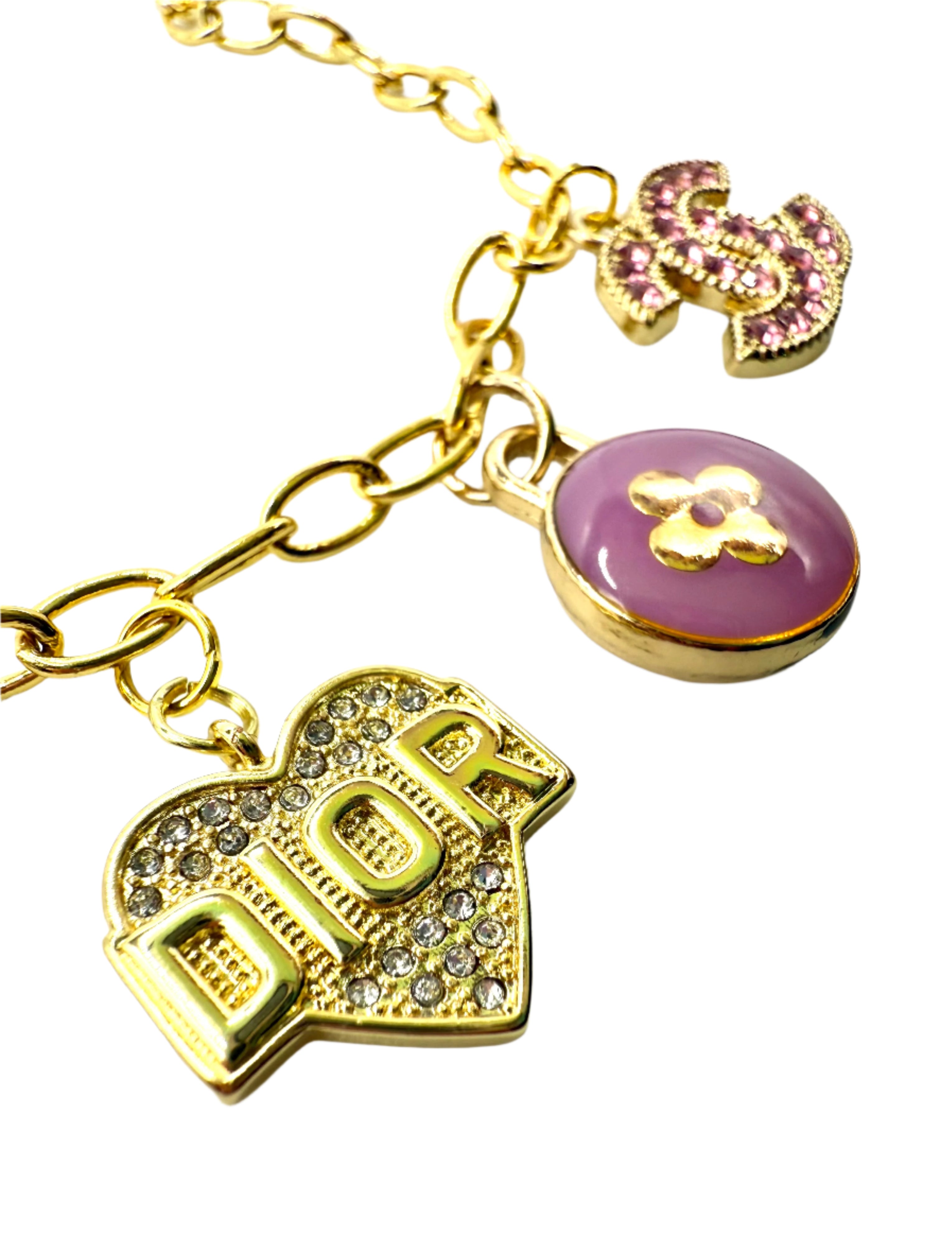 REPURPOSED MIXED CHARM NECKLACE 15