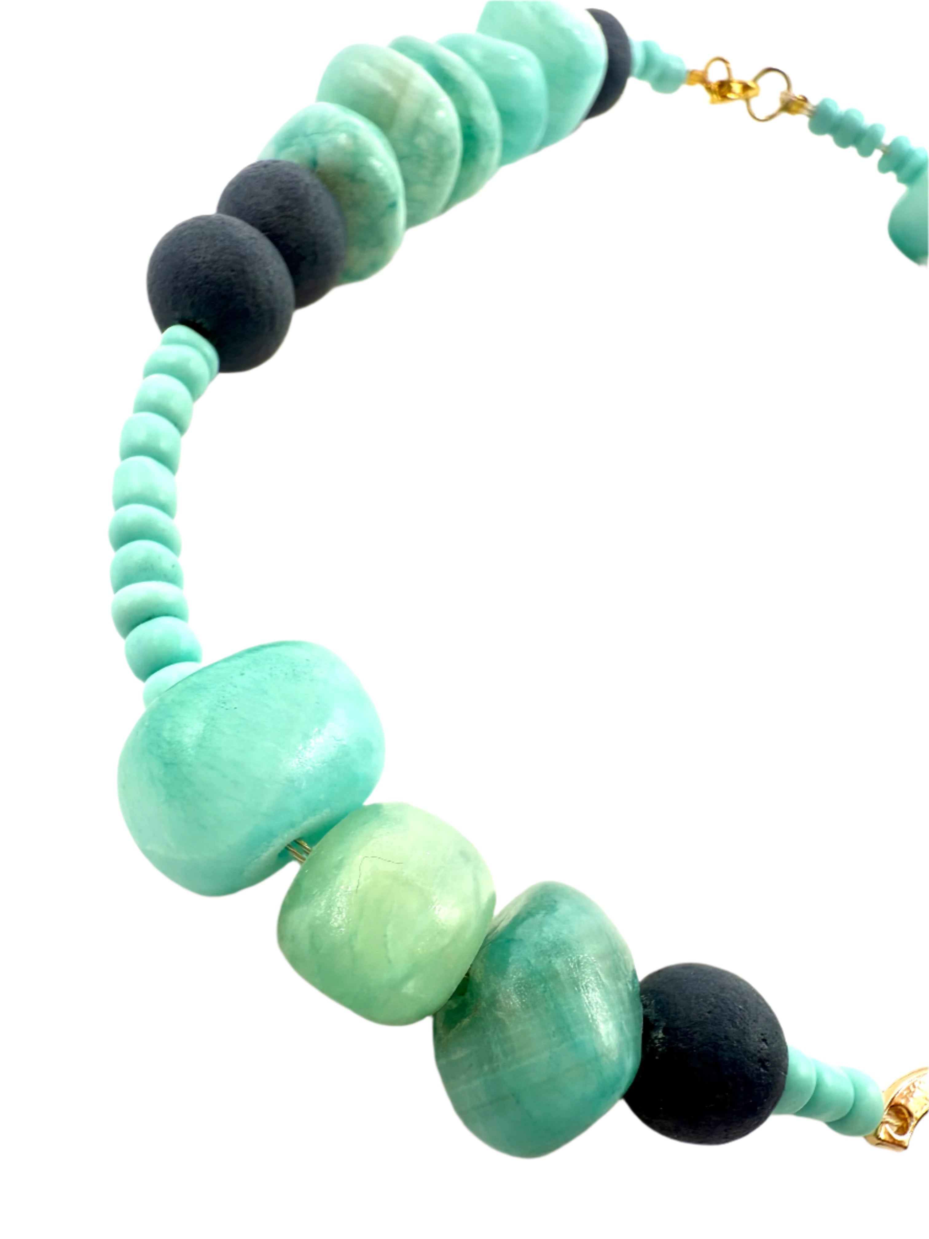 REPURPOSED CHARM BEAD NECKLACE 22