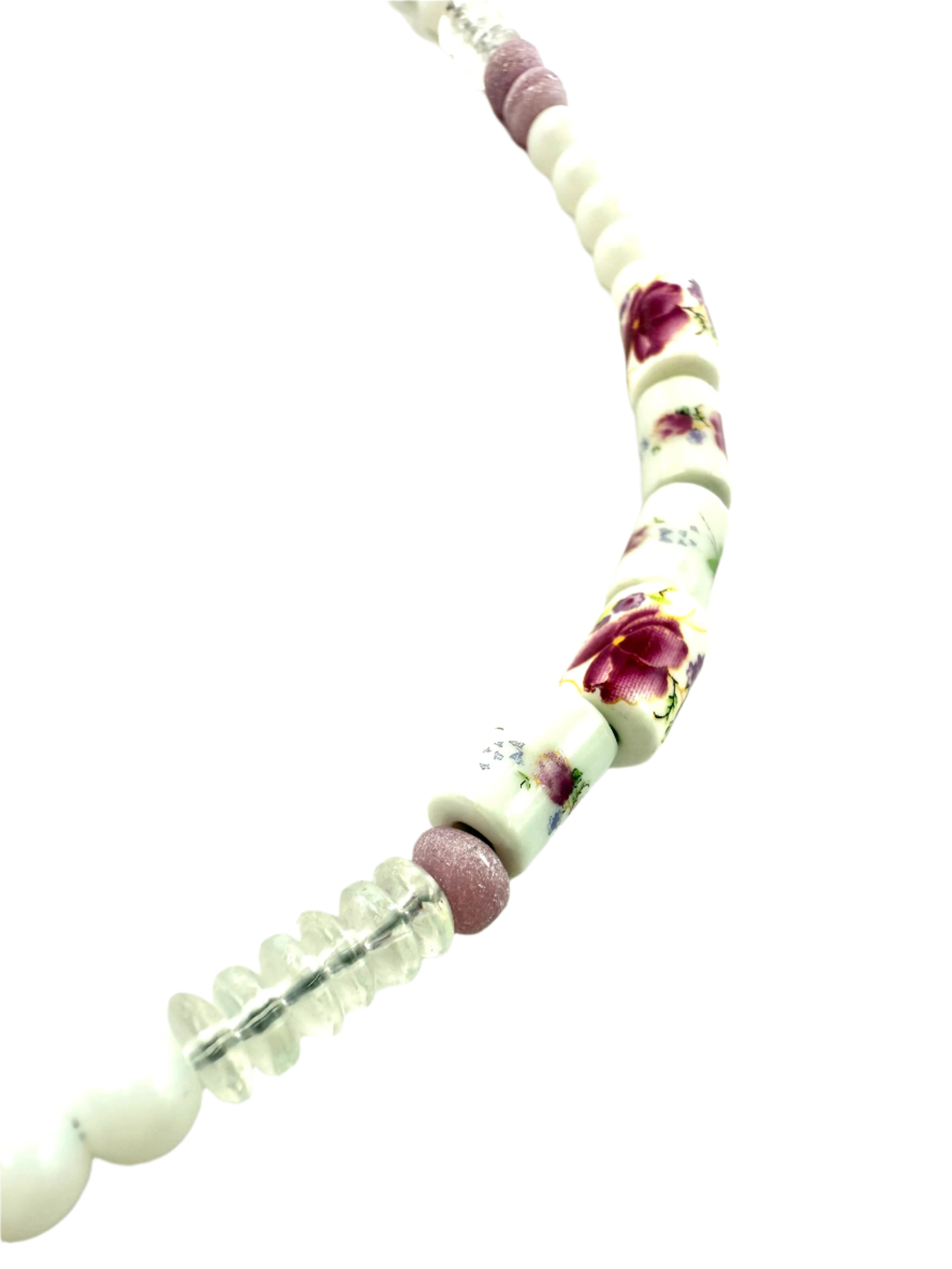 REPURPOSED CHARM BEAD NECKLACE 23