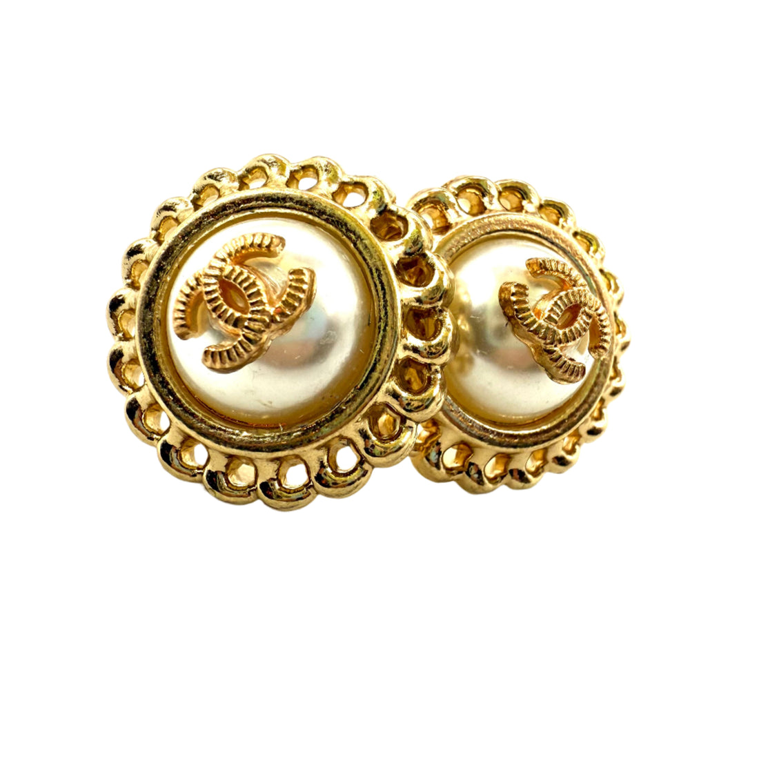 REPURPOSED BUTTON HALLIE STUDS