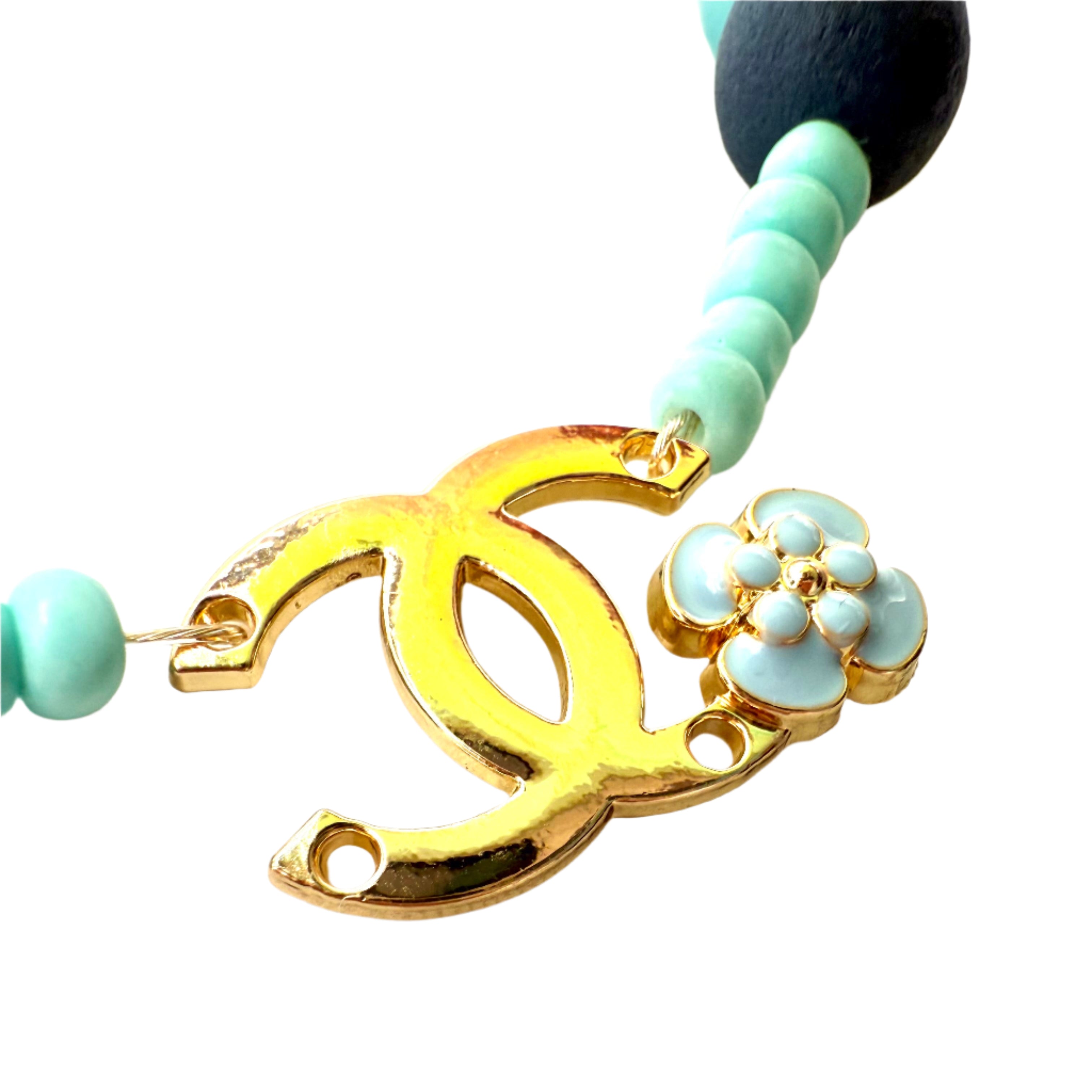 REPURPOSED CHARM BEAD NECKLACE 22