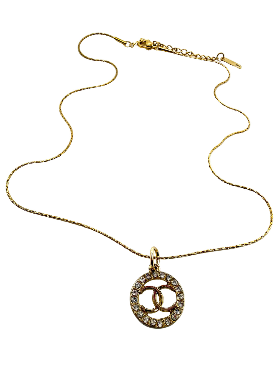 REPURPOSED PETITE STONE CHARM NECKLACE