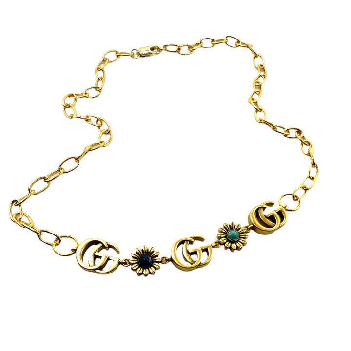 REPURPOSED CHARM DAISY CHOKER