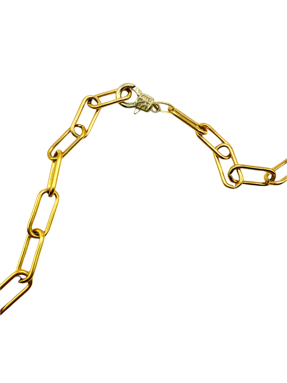 REPURPOSED CHARM GOLD NECKLACE