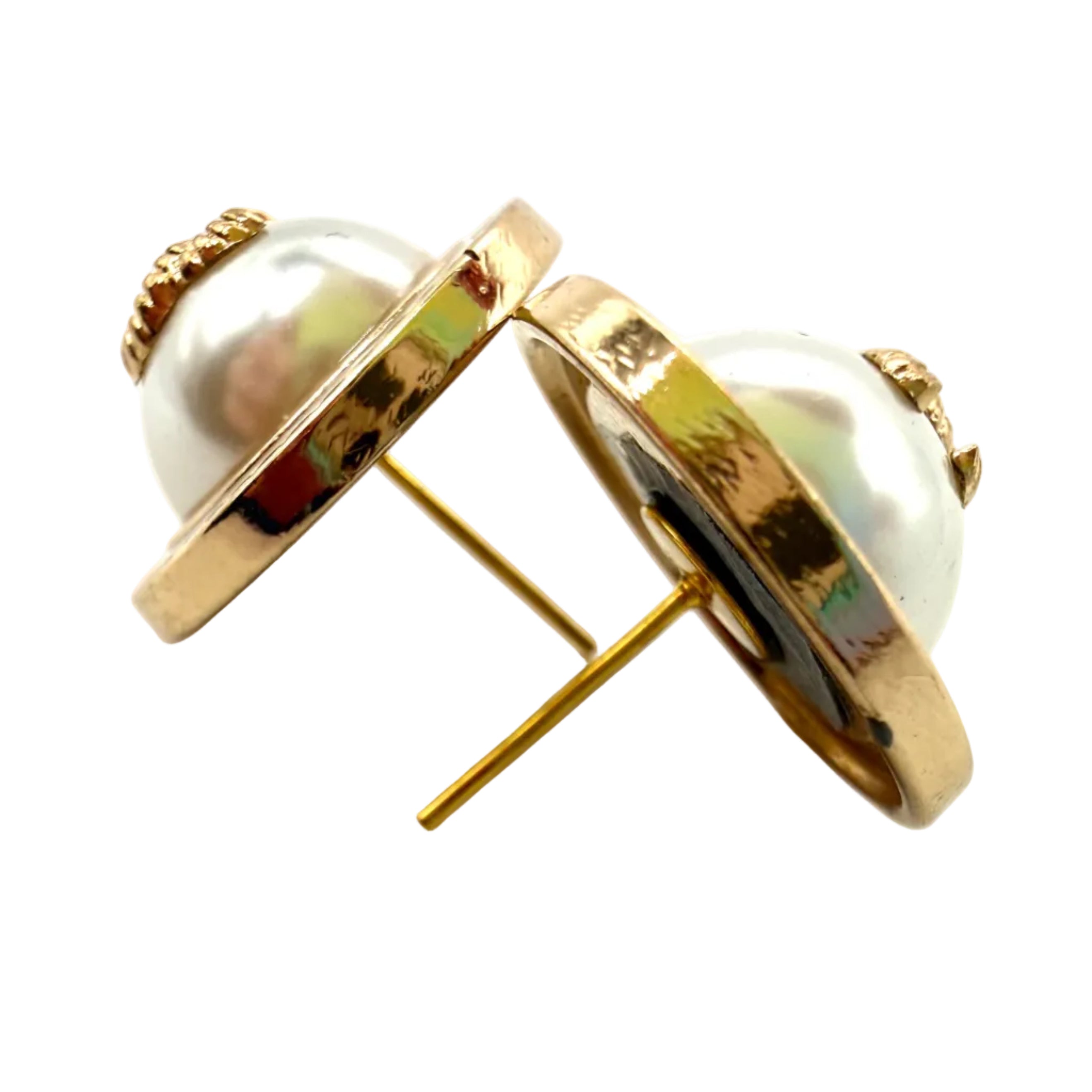 REPURPOSED BUTTON EDEN STUDS