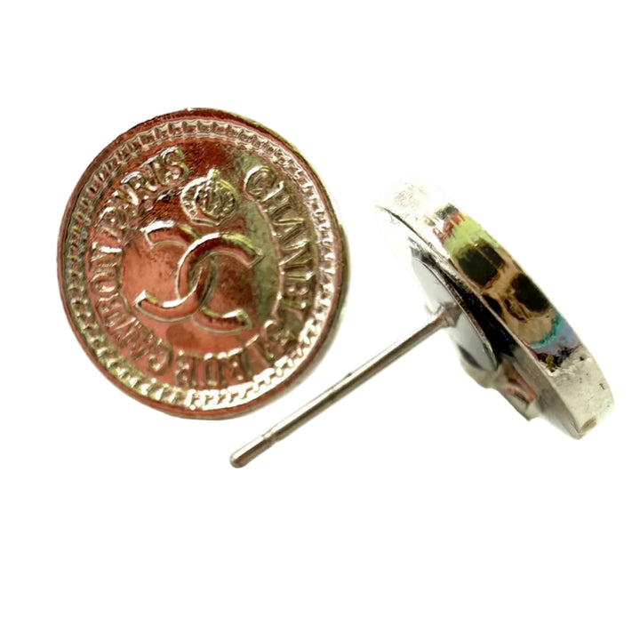 REPURPOSED BUTTON SILVER COIN STUDS