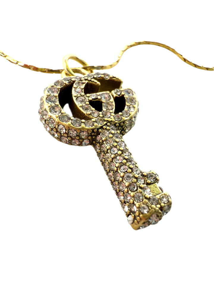 REPURPOSED CHARM BLING KEY NECKLACE