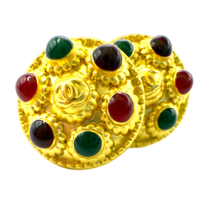 REPURPOSED BUTTON CLARICE STUDS