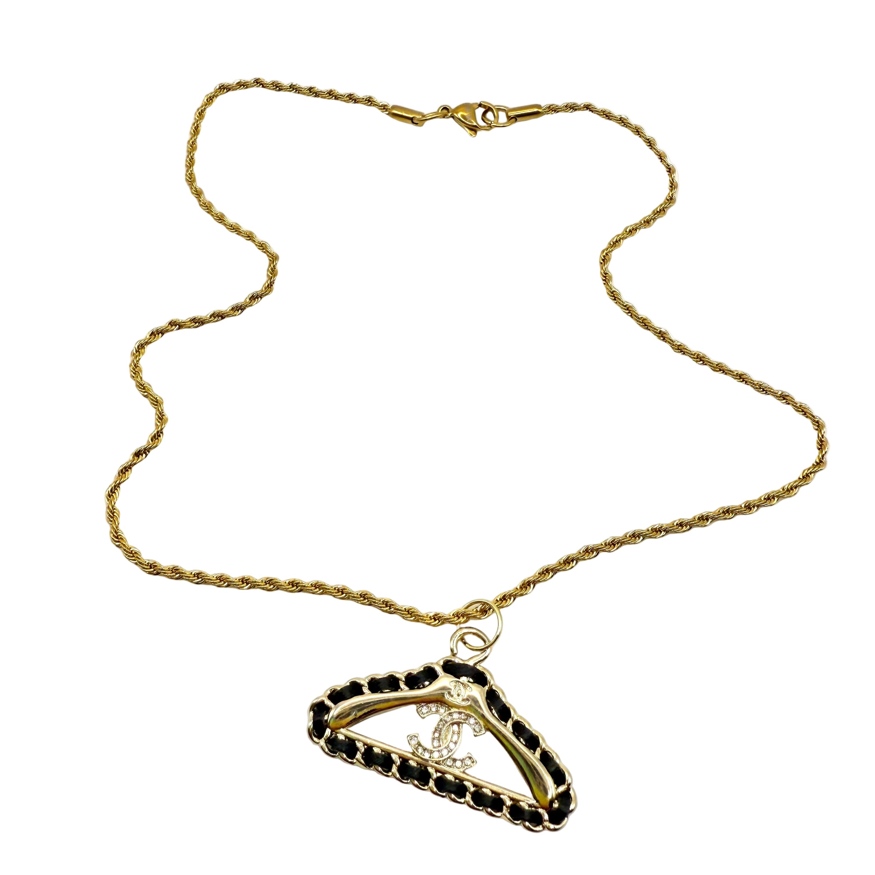 REPURPOSED CHARM HANGER 16” NECKLACE