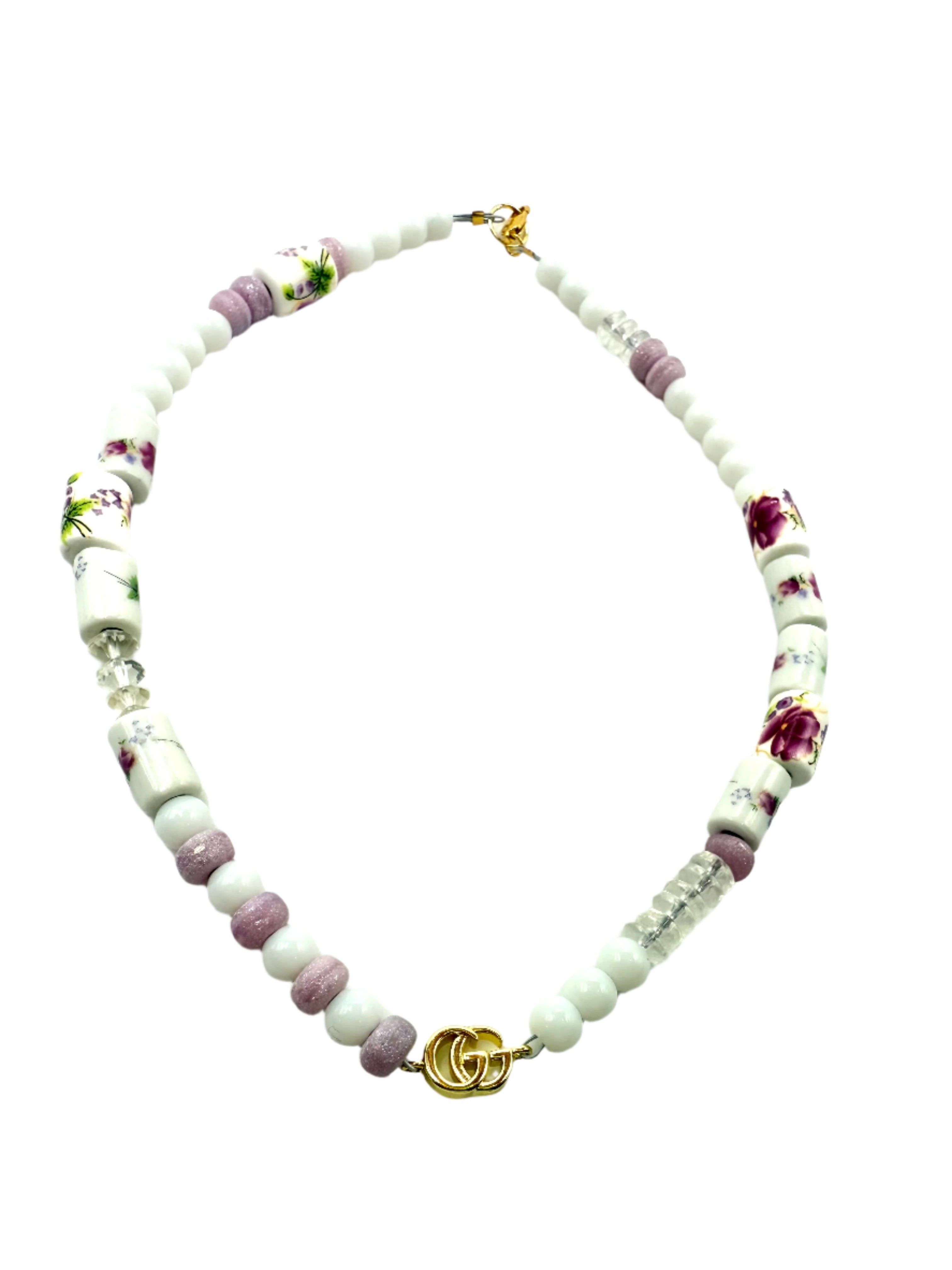 REPURPOSED CHARM BEAD NECKLACE 23