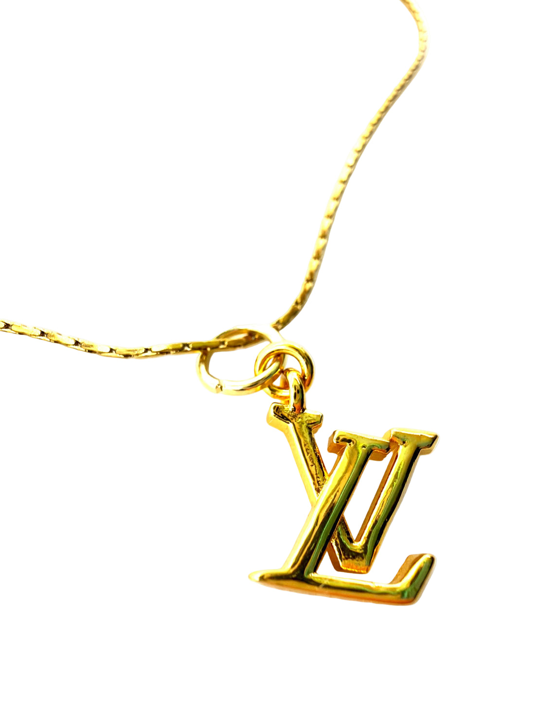 REPURPOSED PETITE LETTER CHARM 16” NECKLACE