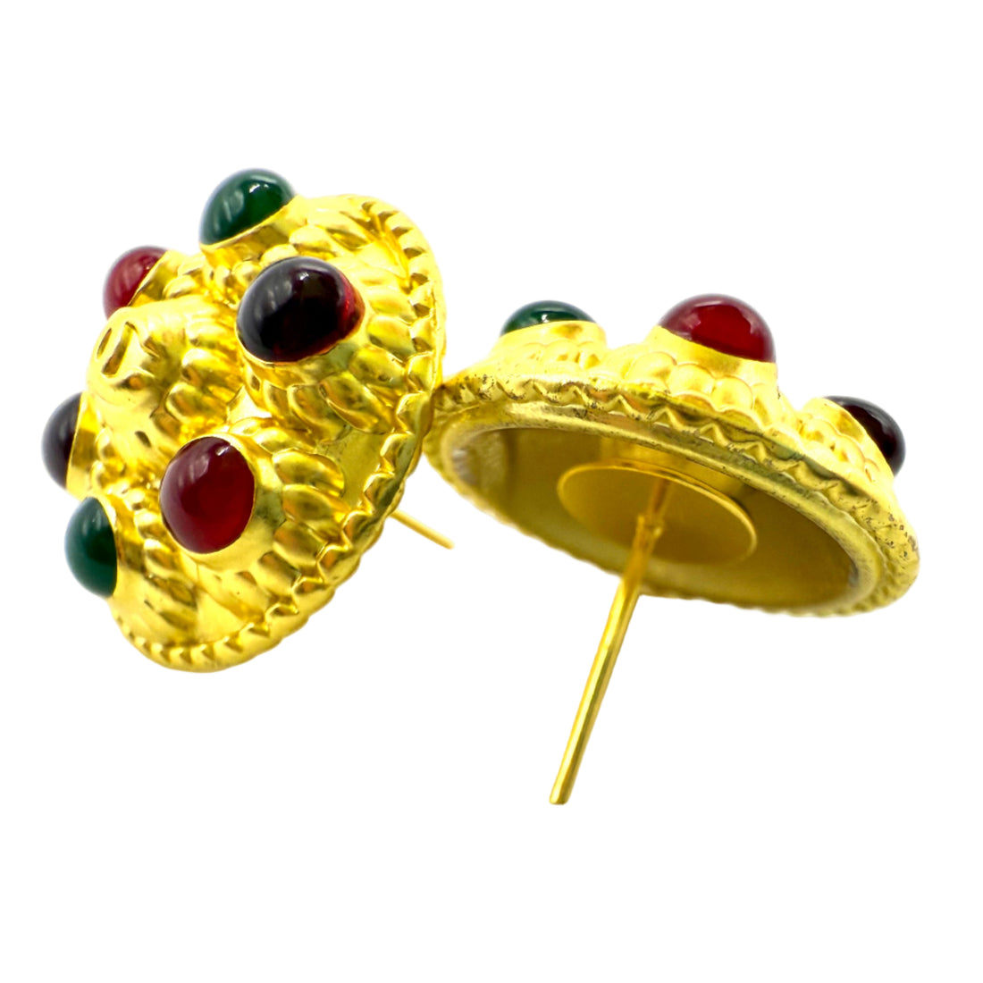 REPURPOSED BUTTON CLARICE STUDS