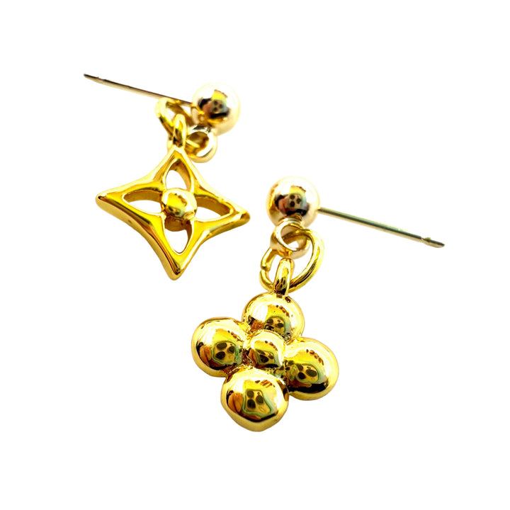 REPURPOSED HARDWARE MIXED BITS EARRINGS 1