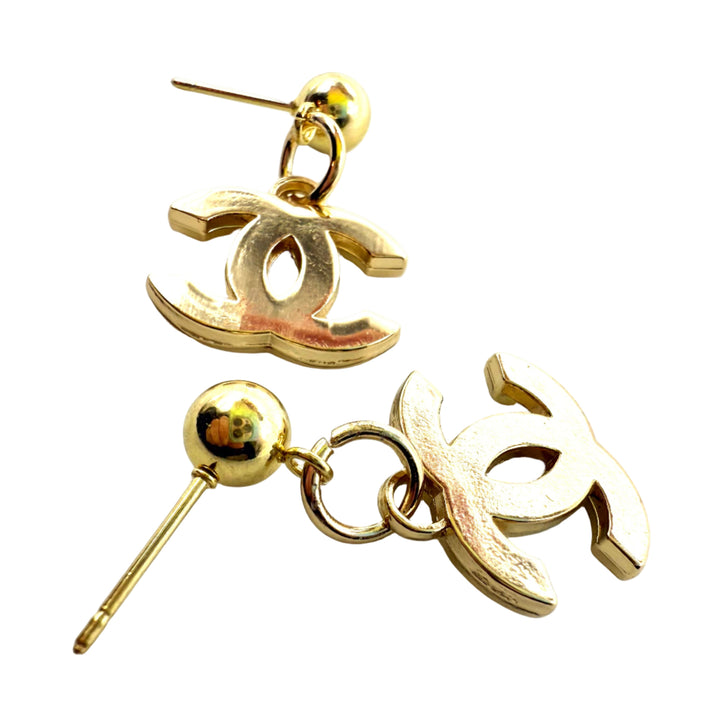 REPURPOSED CHARM CLASSIC GOLD EARRINGS