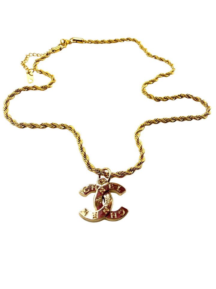 REPURPOSED GOLD CHARM NECKLACE