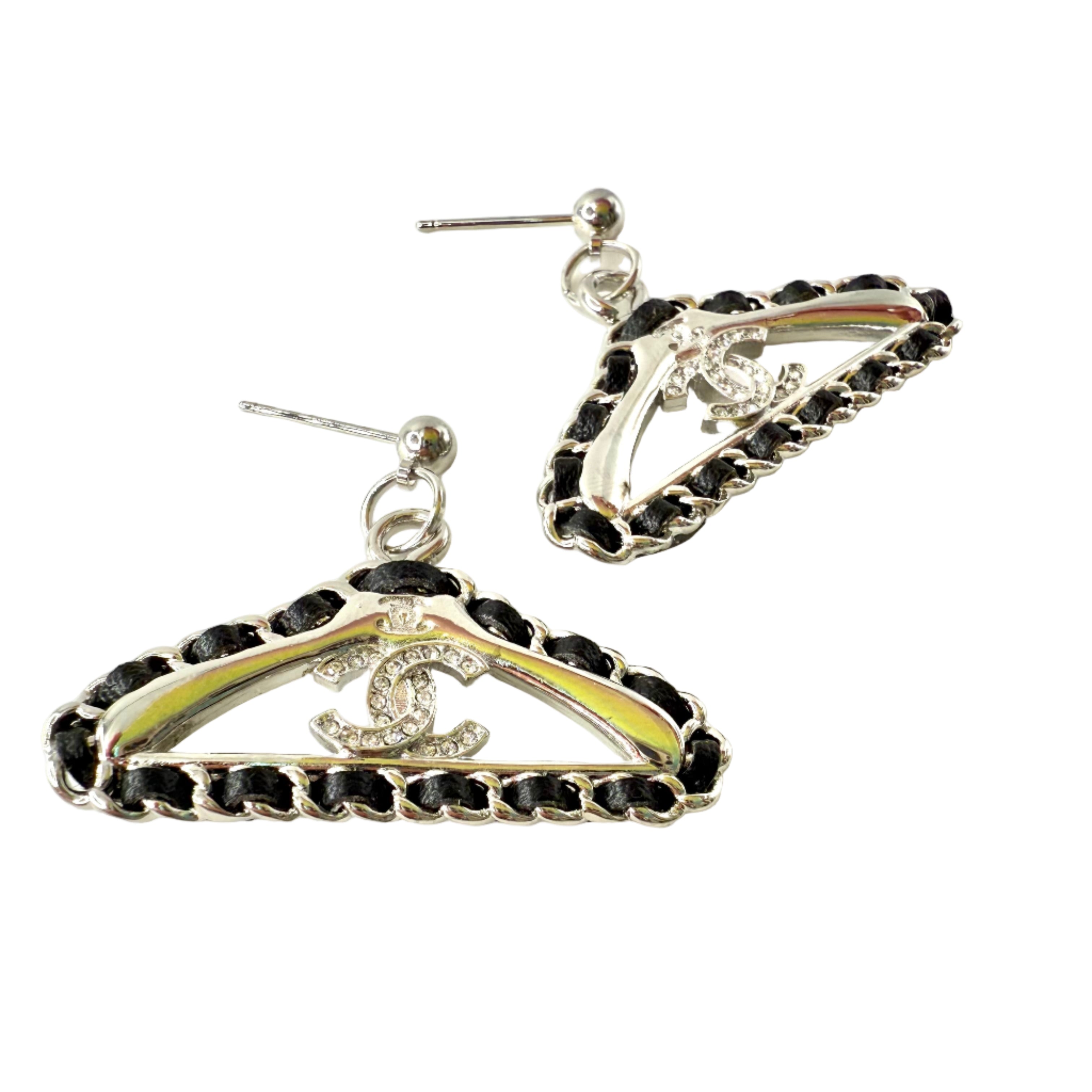 REPURPOSED CHARM HANGER EARRINGS