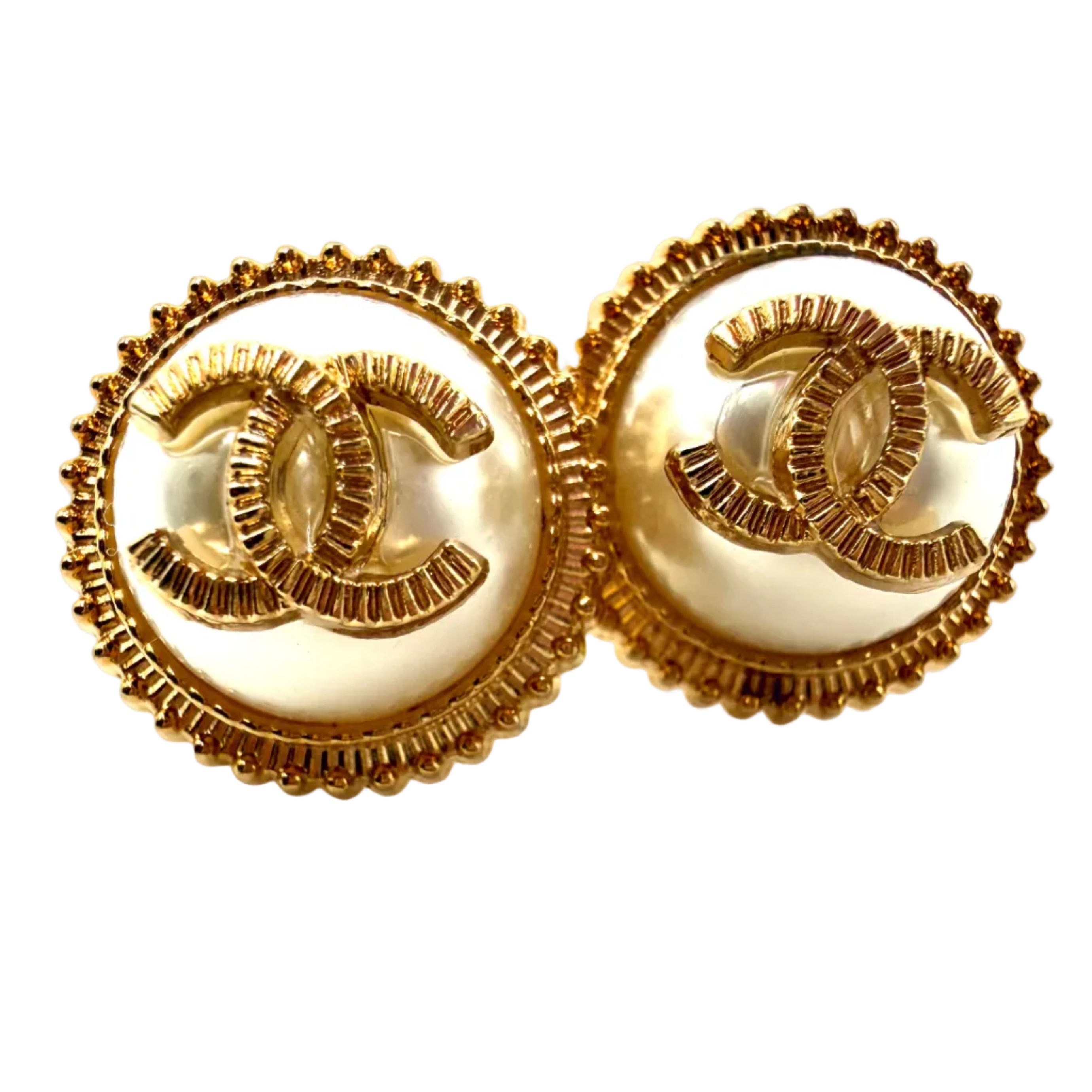 REPURPOSED BUTTON HELEN STUDS