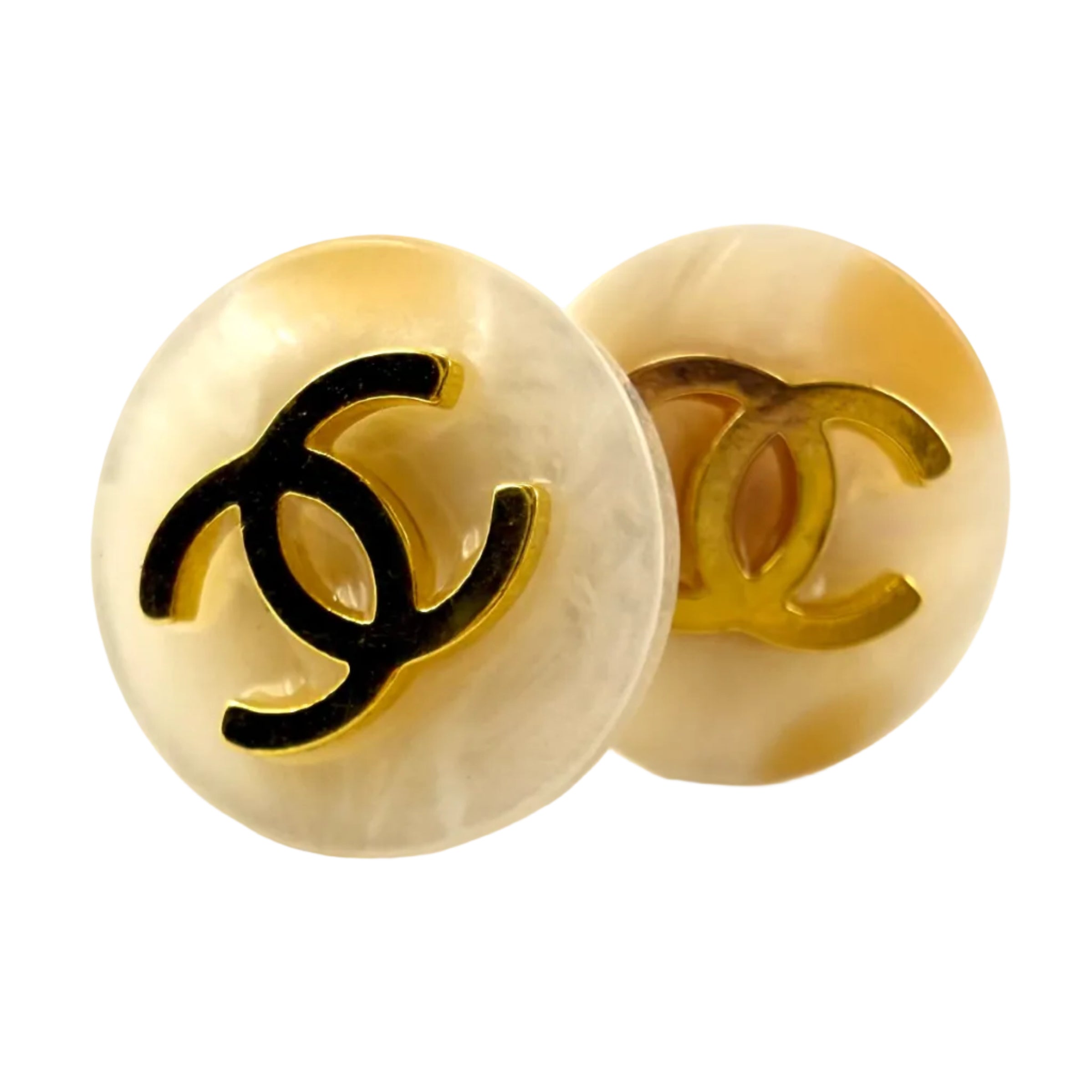 REPURPOSED BUTTON MAYA STUDS
