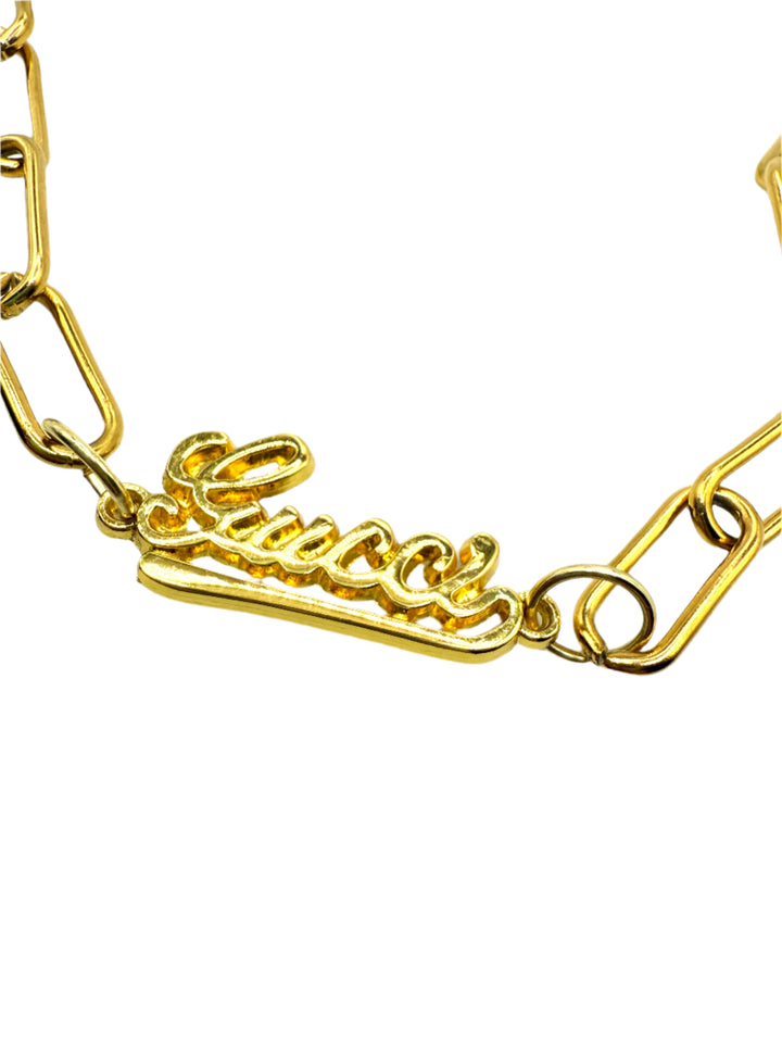 REPURPOSED CHARM GOLD NECKLACE