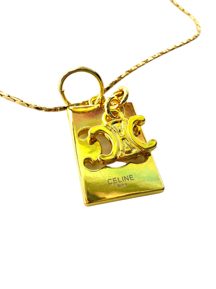 REPURPOSED GOLD CHARM 16” NECKLACE