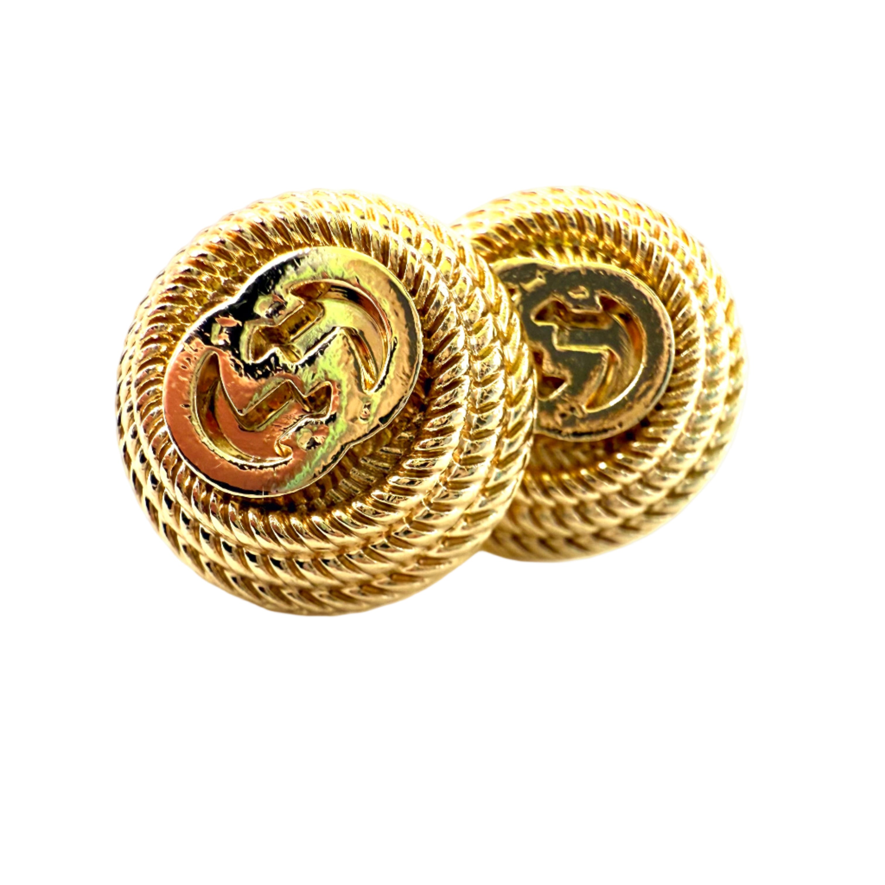 REPURPOSED BUTTON GABBY STUDS