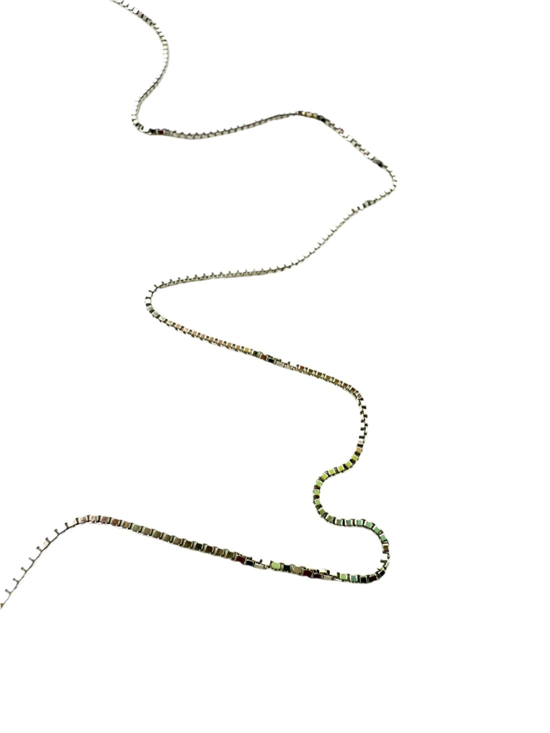 REPURPOSED BLACK LOCK CHARM NECKLACE
