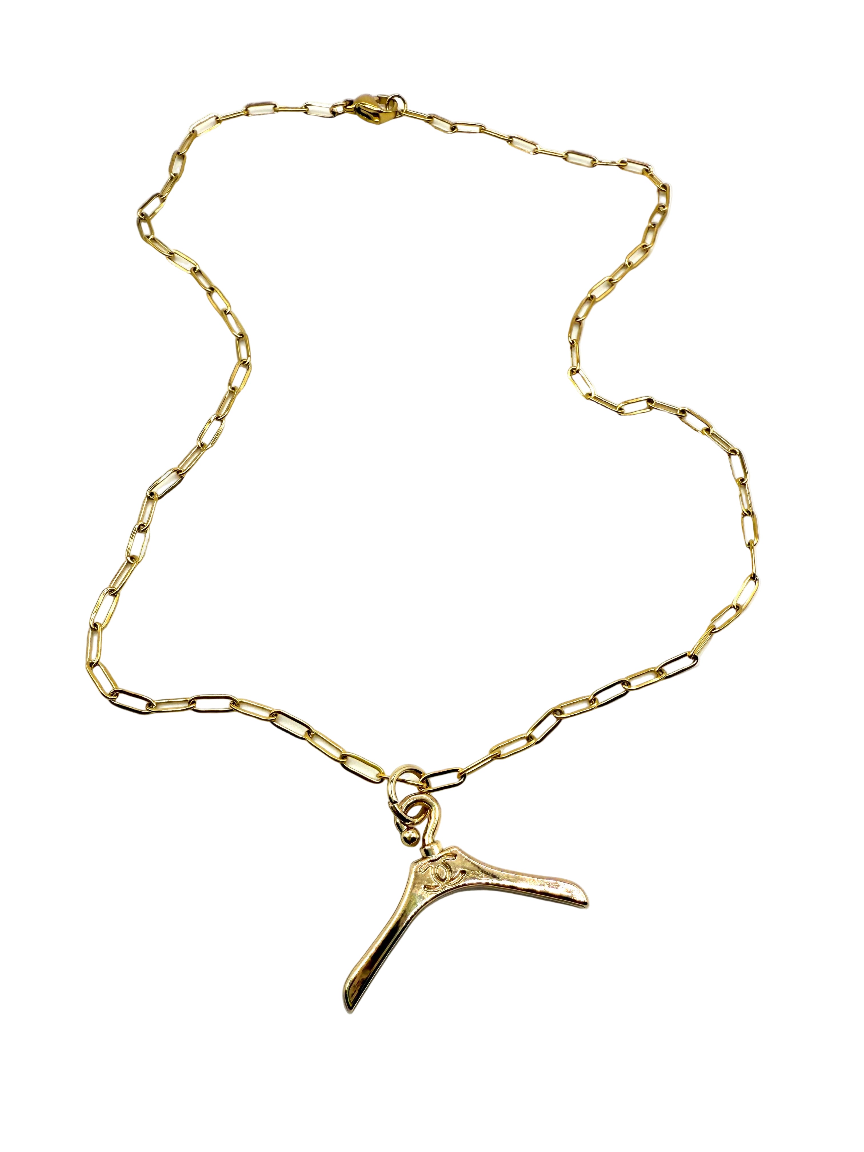 REPURPOSED CHARM HANGER 16” NECKLACE
