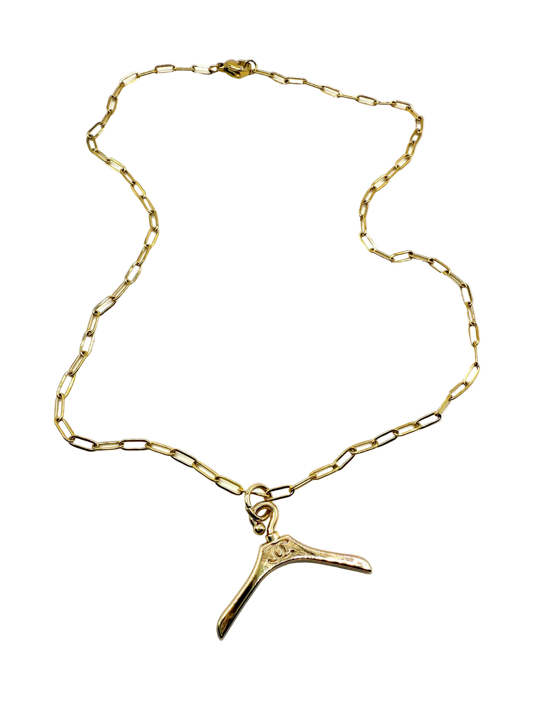 REPURPOSED CHARM HANGER 16” NECKLACE