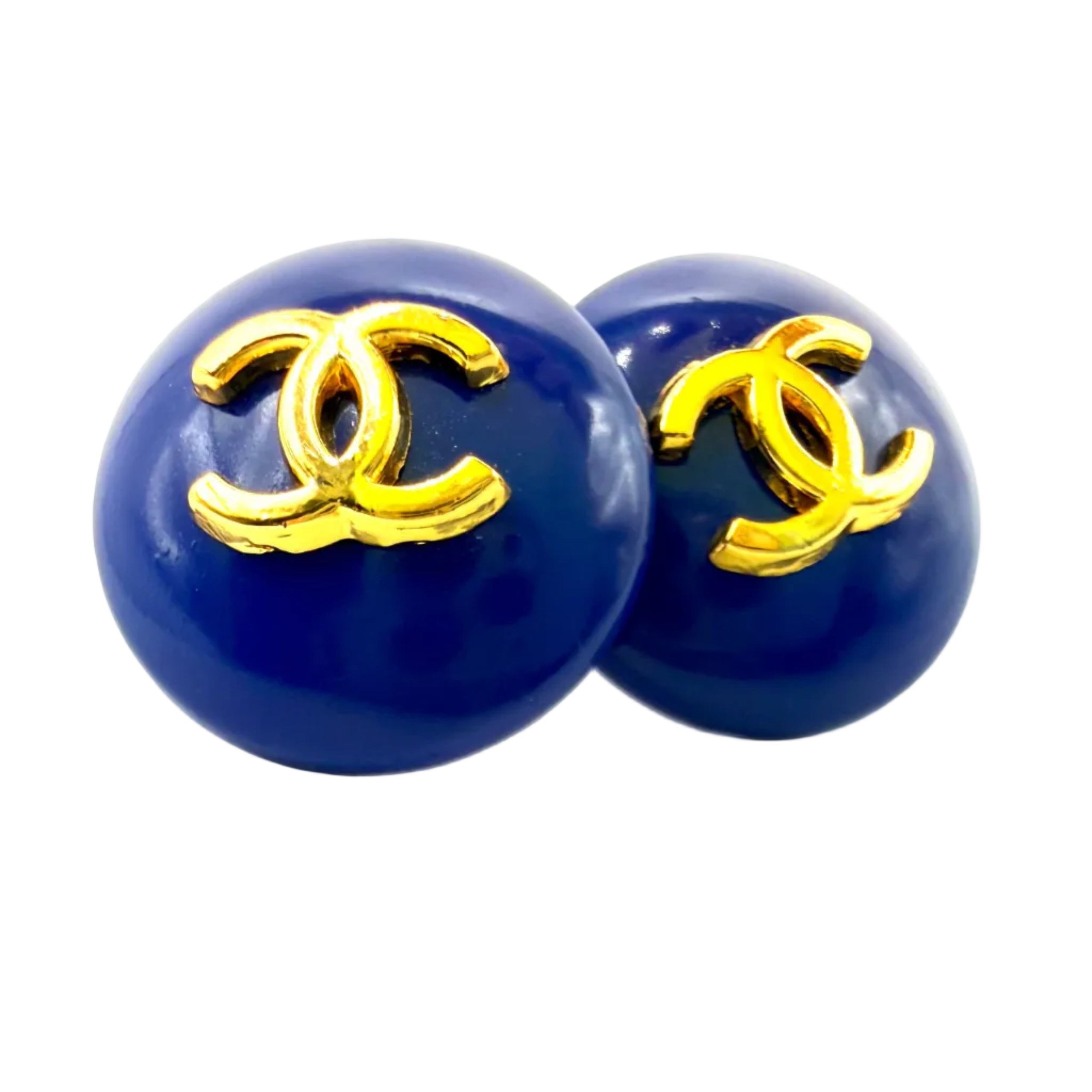 REPURPOSED BUTTON CAYMAN STUDS