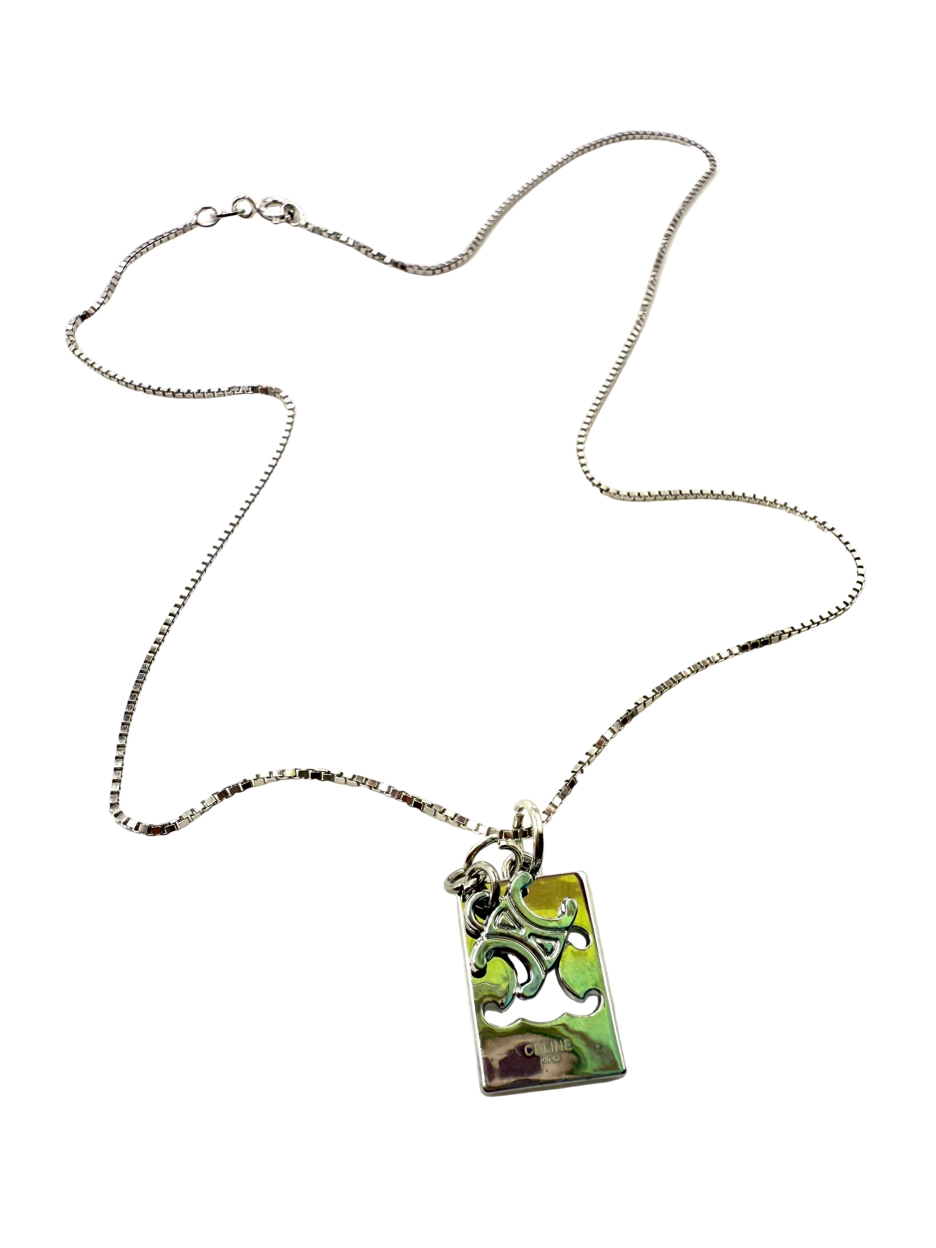 REPURPOSED SILVER CHARM 16” NECKLACE