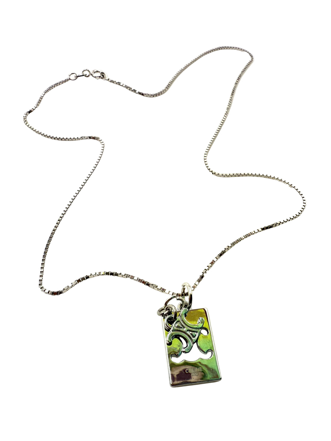 REPURPOSED SILVER CHARM 16” NECKLACE