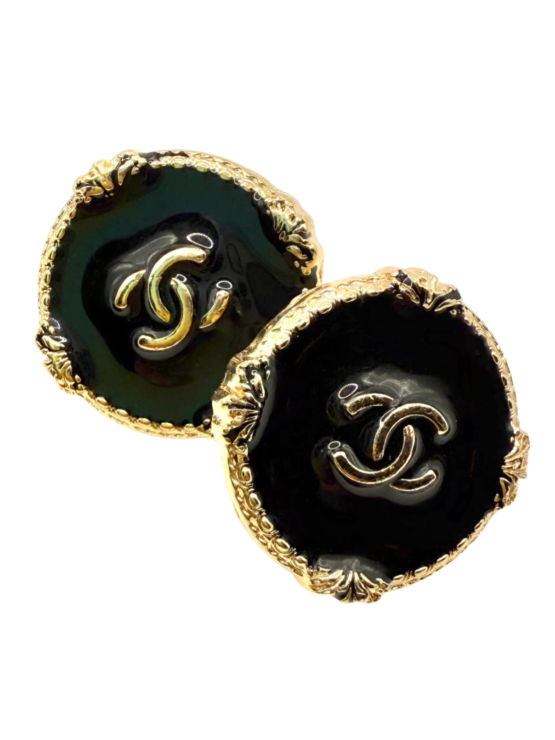 REPURPOSED BUTTON ENID STUDS