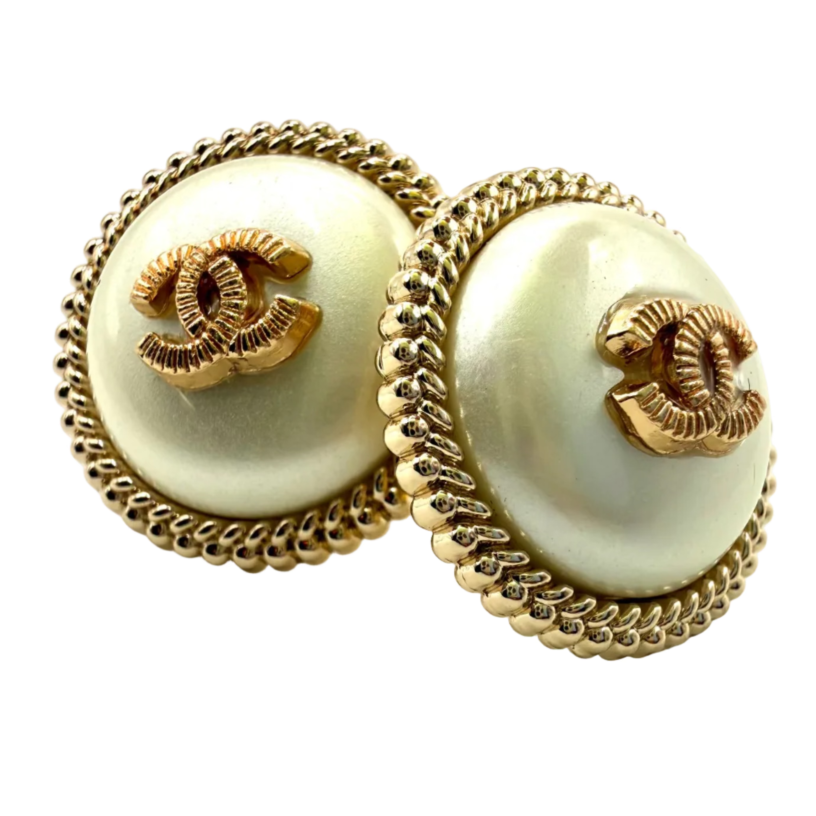 REPURPOSED BUTTON CALLA STUDS