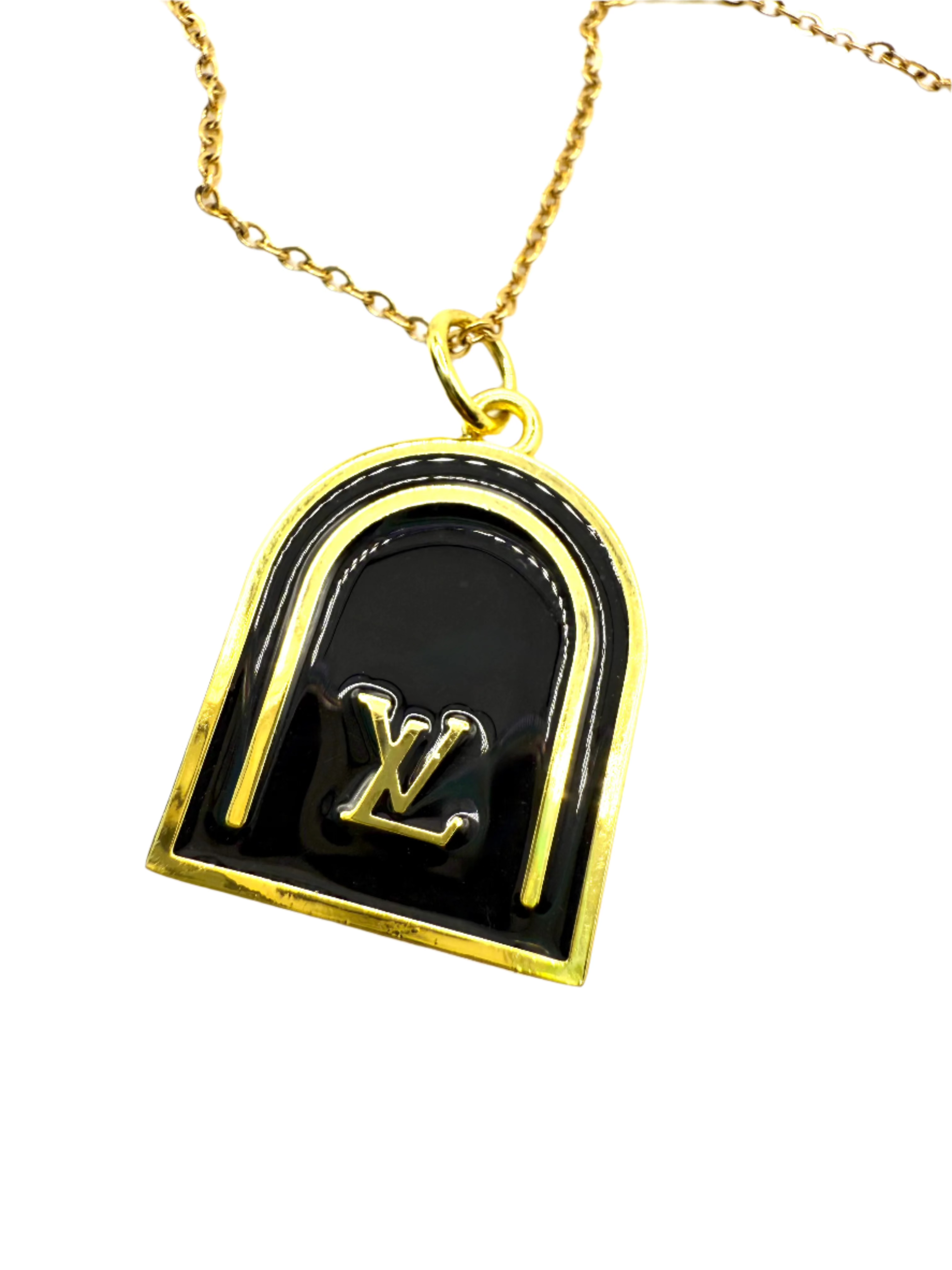 REPURPOSED ARCH CHARM NECKLACE