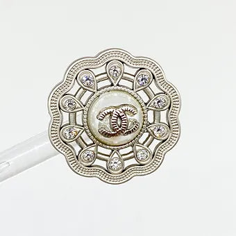 REPURPOSED BUTTON DIANA STUDS
