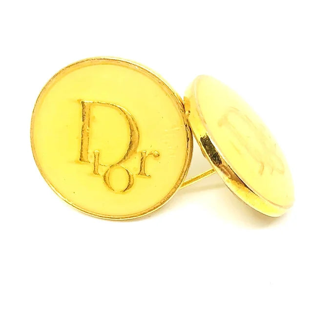 REPURPOSED BUTTON DYLAN STUDS