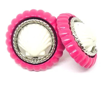 REPURPOSED BUTTON LARGE SANDY STUDS