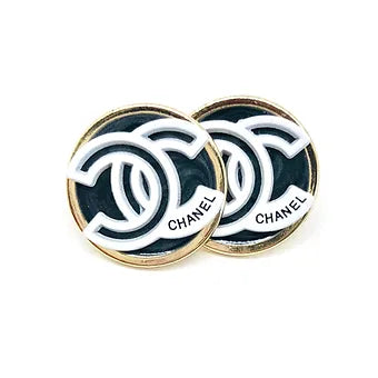 REPURPOSED BUTTON MOLLY STUDS