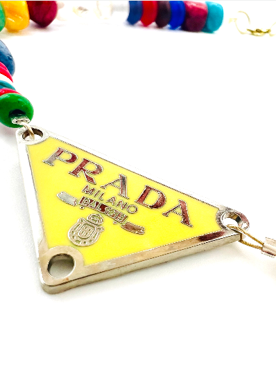 REPURPOSED TAG BEAD NECKLACE 14